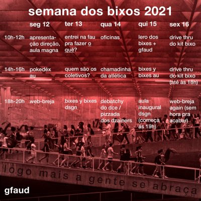 programaçãos emana dos bixos 2021
